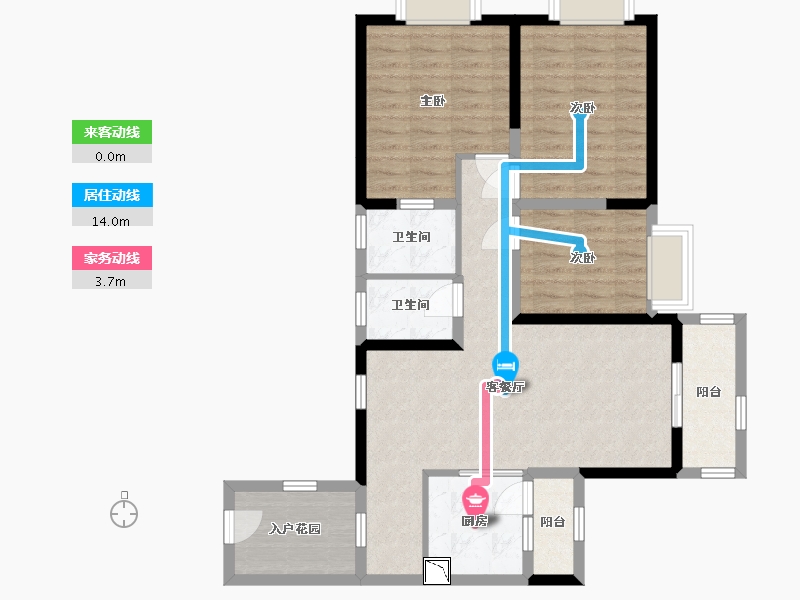 广东省-深圳市-深业东岭-87.11-户型库-动静线