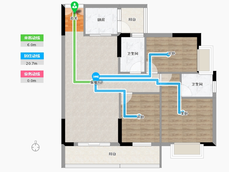 广东省-阳江市-中浠・富地泷湾-87.06-户型库-动静线