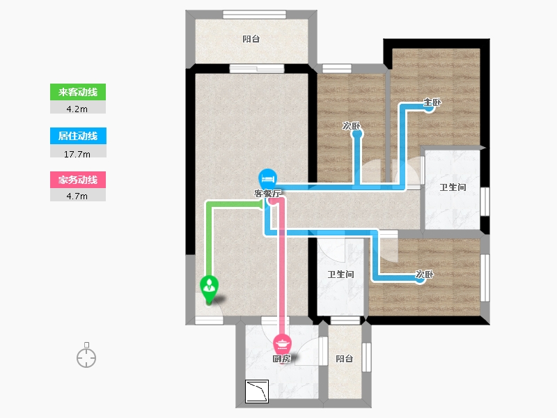 广东省-深圳市-深业东岭-63.11-户型库-动静线