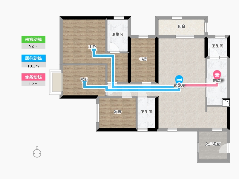 广东省-深圳市-深业东岭-98.59-户型库-动静线