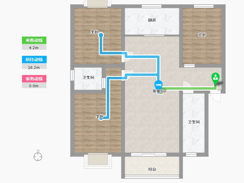 湖北省-孝感市-乐活小镇-97.60-户型库-动静线