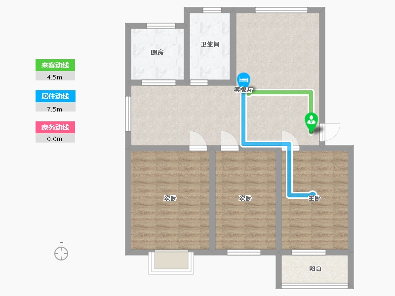 湖北省-孝感市-乐活小镇-87.21-户型库-动静线