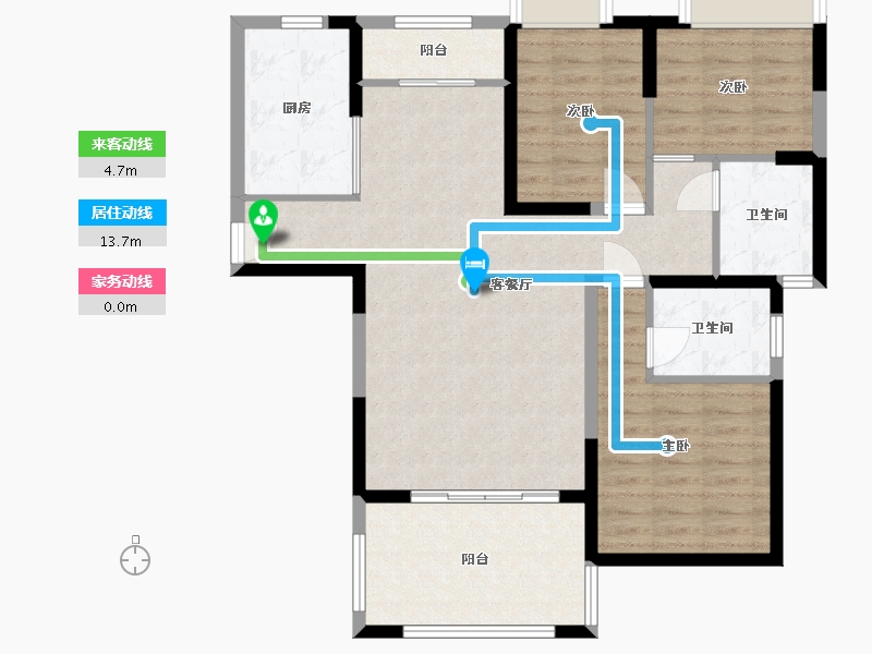 湖北省-孝感市-壹品首府-95.11-户型库-动静线