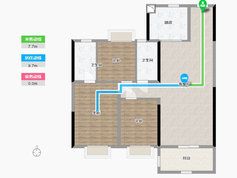 江西省-南昌市-华润万象城-124.01-户型库-动静线