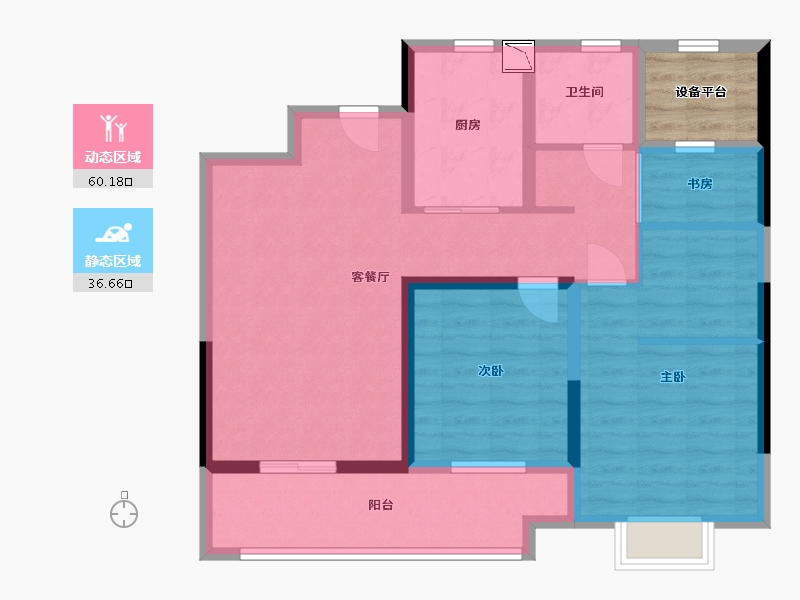 江苏省-常州市-万象府-90.01-户型库-动静分区