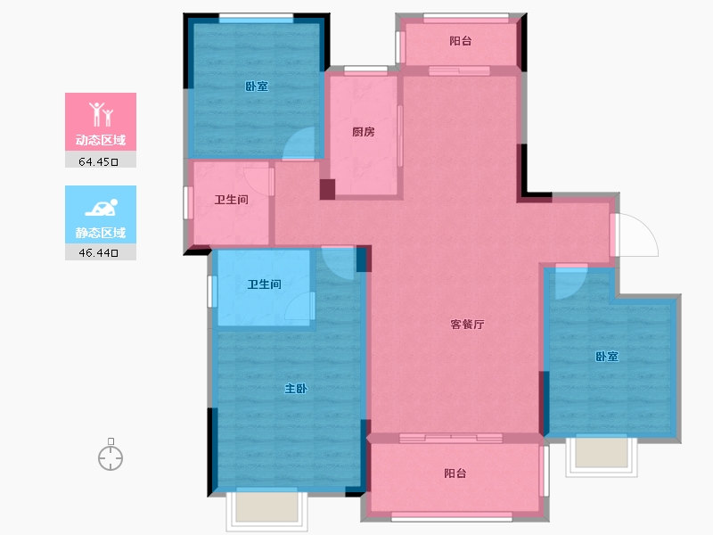 江西省-九江市-学府峰尚-99.42-户型库-动静分区