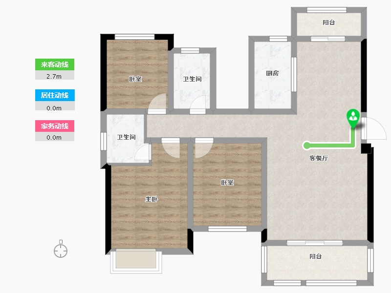 江西省-九江市-学府峰尚-93.76-户型库-动静线