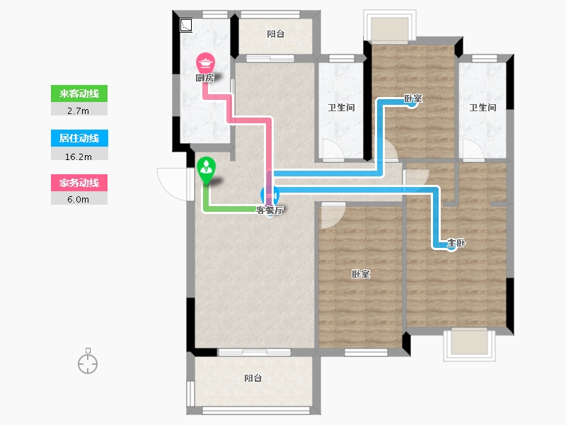 江西省-九江市-富力・尚悦居-97.04-户型库-动静线