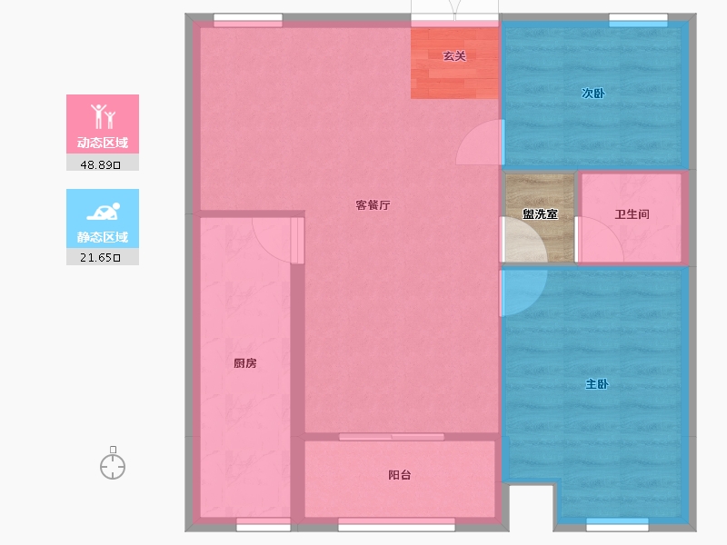 山东省-临沂市-青棠湾-65.96-户型库-动静分区