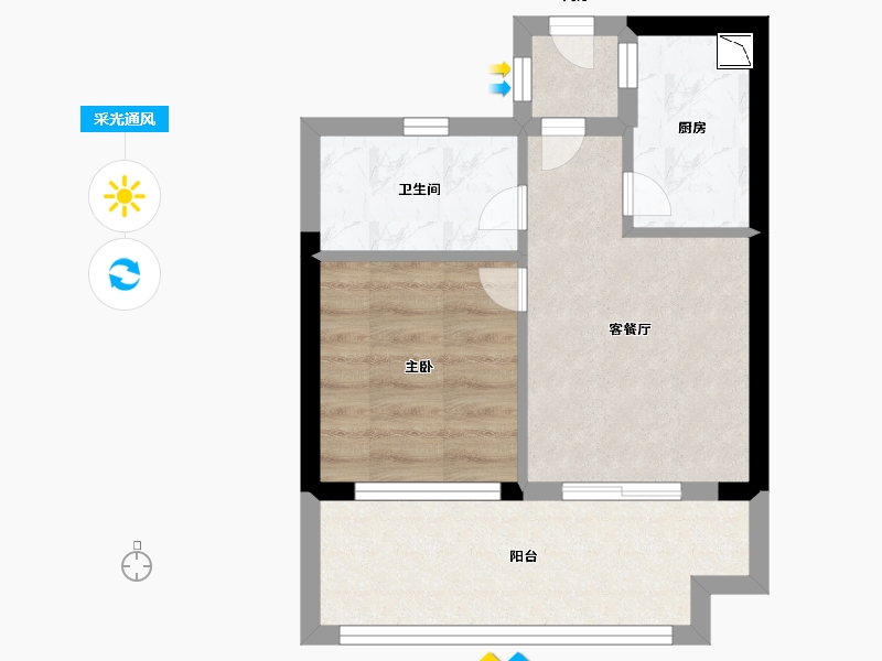 福建省-漳州市-碧桂园花仙府墅-37.59-户型库-采光通风