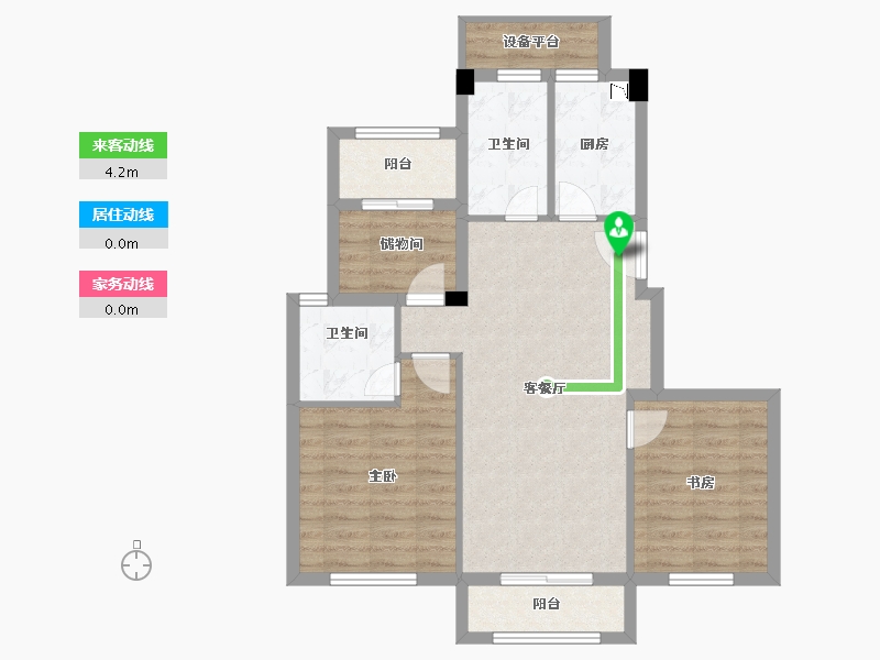 浙江省-衢州市-华都・天元府-78.02-户型库-动静线