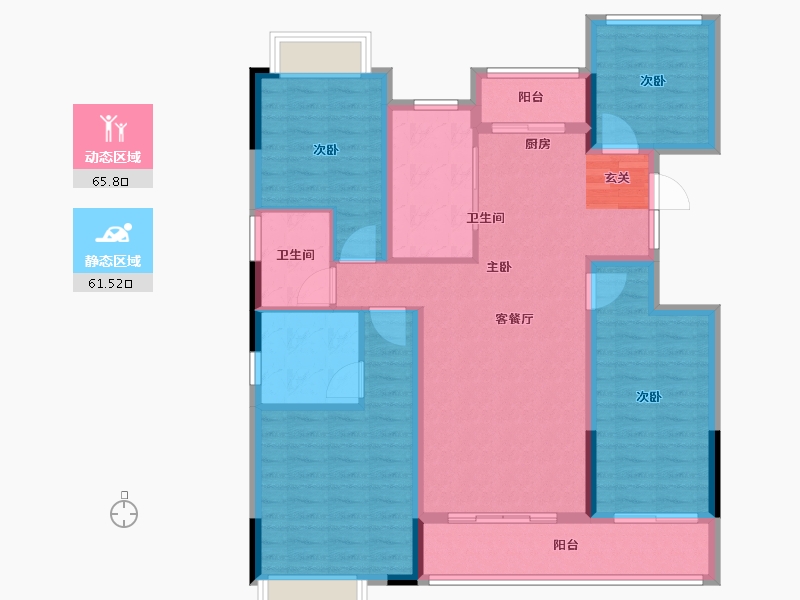 江西省-上饶市-新洲悦城-114.40-户型库-动静分区