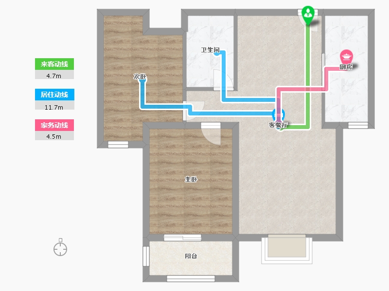 河北省-保定市-卓正上东区-68.00-户型库-动静线