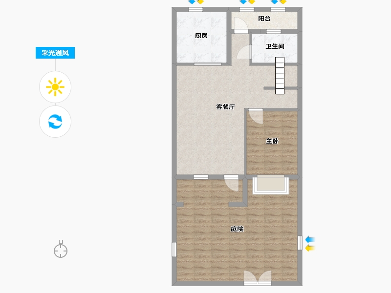 江苏省-无锡市-龙湖九里晴川-94.03-户型库-采光通风