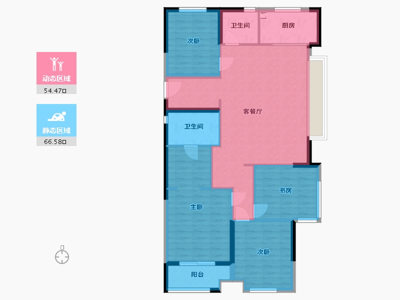 福建省-泉州市-融创晋江印-109.60-户型库-动静分区