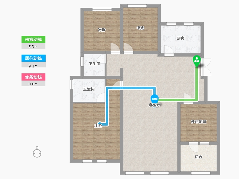 新疆维吾尔自治区-乌鲁木齐市-一龙半岛.-131.63-户型库-动静线