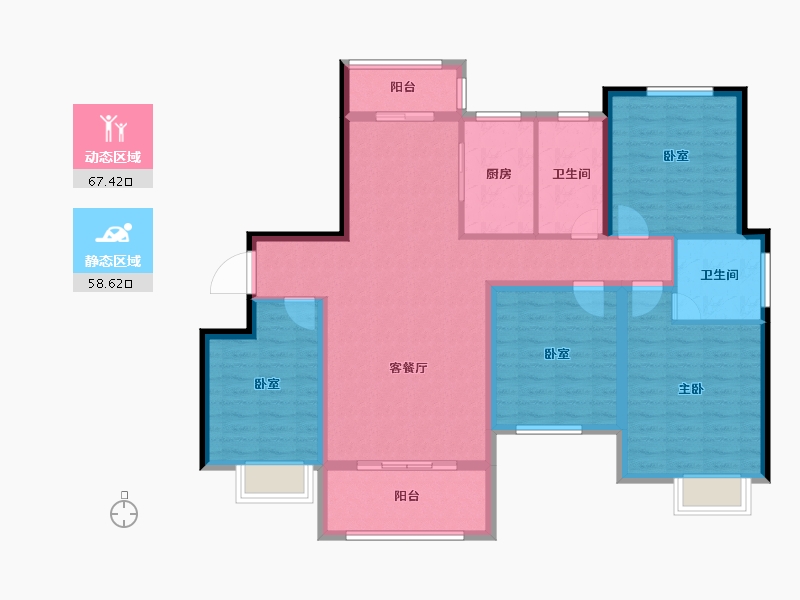 江西省-九江市-学府峰尚-113.02-户型库-动静分区