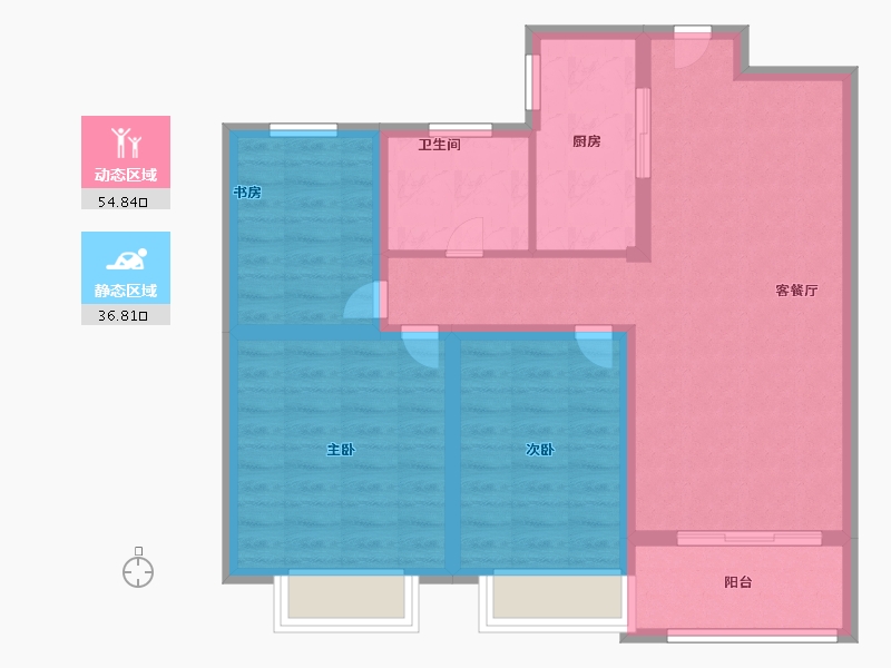 河南省-开封市-锦官城-81.59-户型库-动静分区