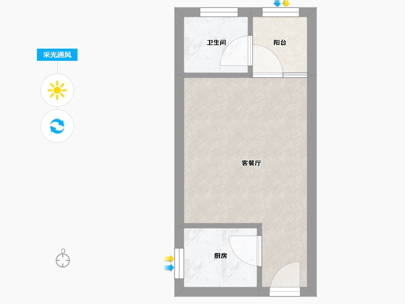 广东省-深圳市-和风轩-22.43-户型库-采光通风