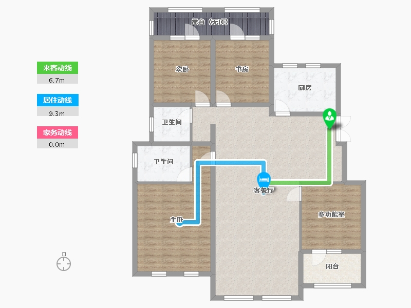 新疆维吾尔自治区-乌鲁木齐市-一龙半岛.-138.57-户型库-动静线