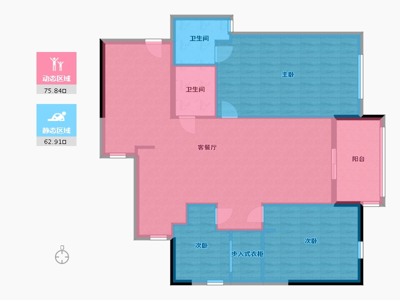 广东省-广州市-雅宝新城-127.58-户型库-动静分区