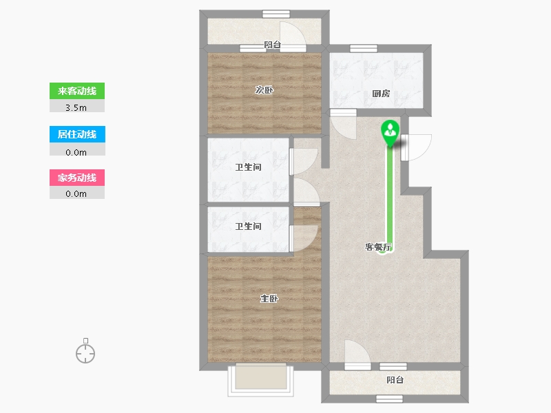 河北省-廊坊市-中央城-75.20-户型库-动静线