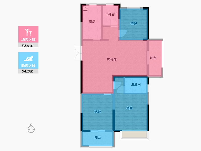 河南省-商丘市-西府海棠-101.60-户型库-动静分区