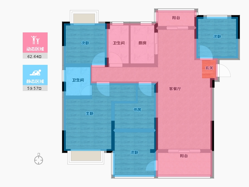 江西省-上饶市-新洲悦城-108.00-户型库-动静分区