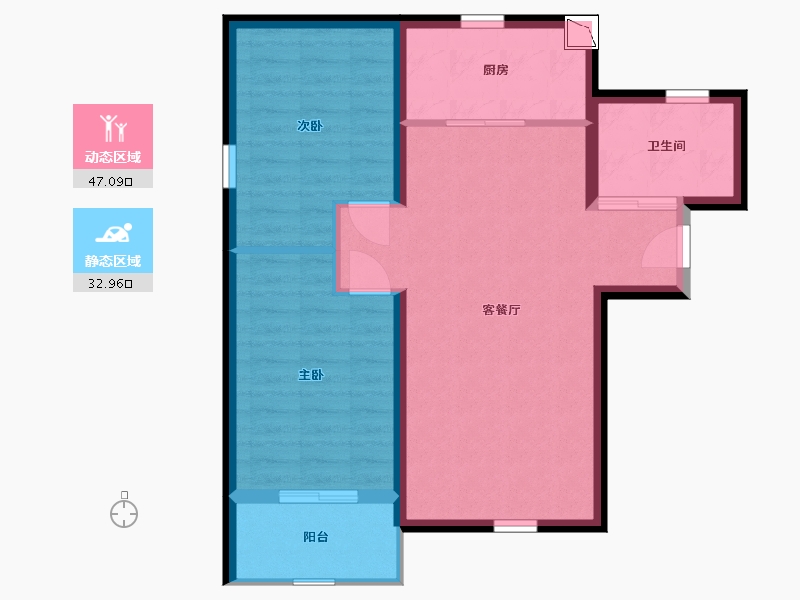 河北省-廊坊市-东方丽城-71.99-户型库-动静分区