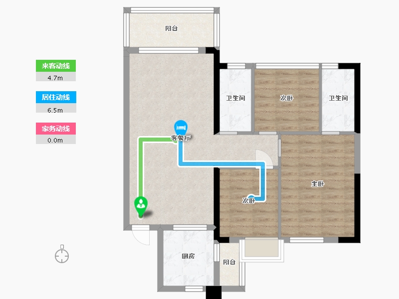 广东省-肇庆市-鼎湖山水名城-79.20-户型库-动静线