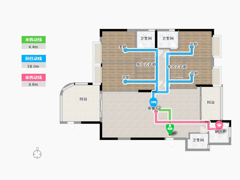 广东省-汕头市-潮庭华府-177.71-户型库-动静线