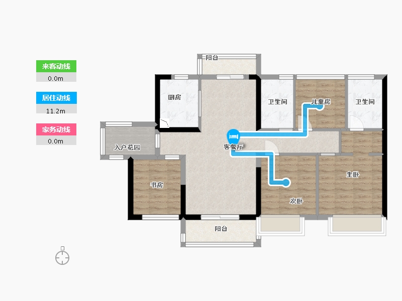 广东省-中山市-融创东城首府-92.00-户型库-动静线