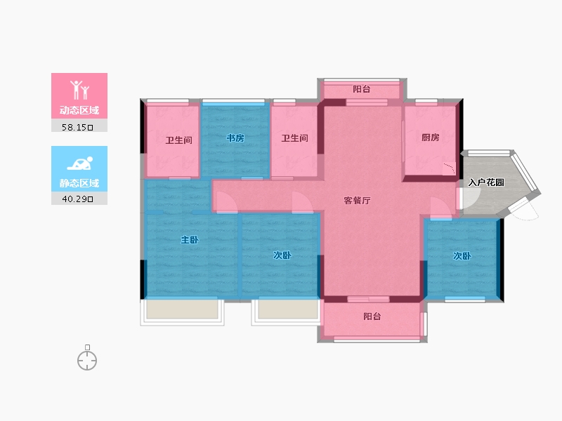 广东省-中山市-融创东城首府-92.00-户型库-动静分区