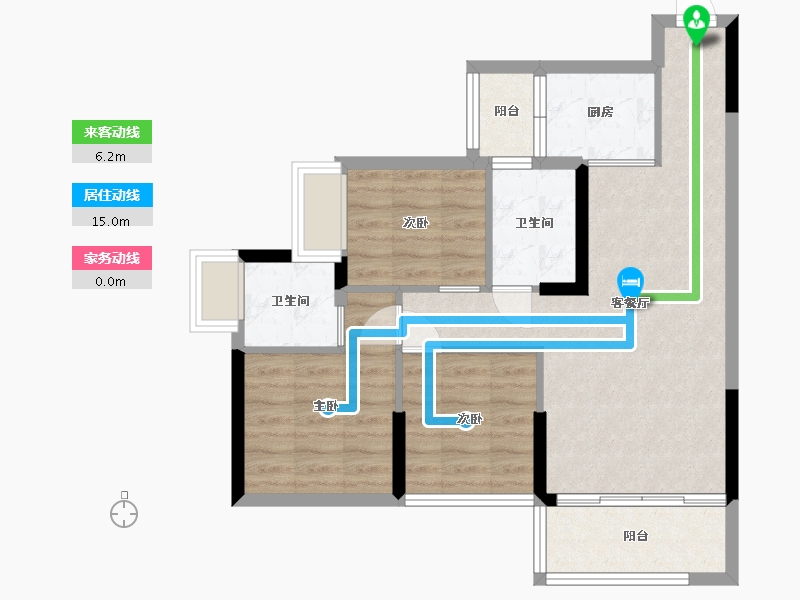 广东省-中山市-祥圣富地-70.08-户型库-动静线