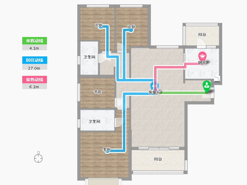 河北省-邯郸市-恒大绿洲-120.00-户型库-动静线