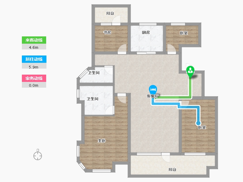 山东省-济宁市-城投瑞马锦府-114.40-户型库-动静线