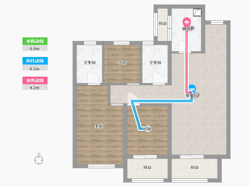 湖南省-岳阳市-江河颐�Z城-78.96-户型库-动静线