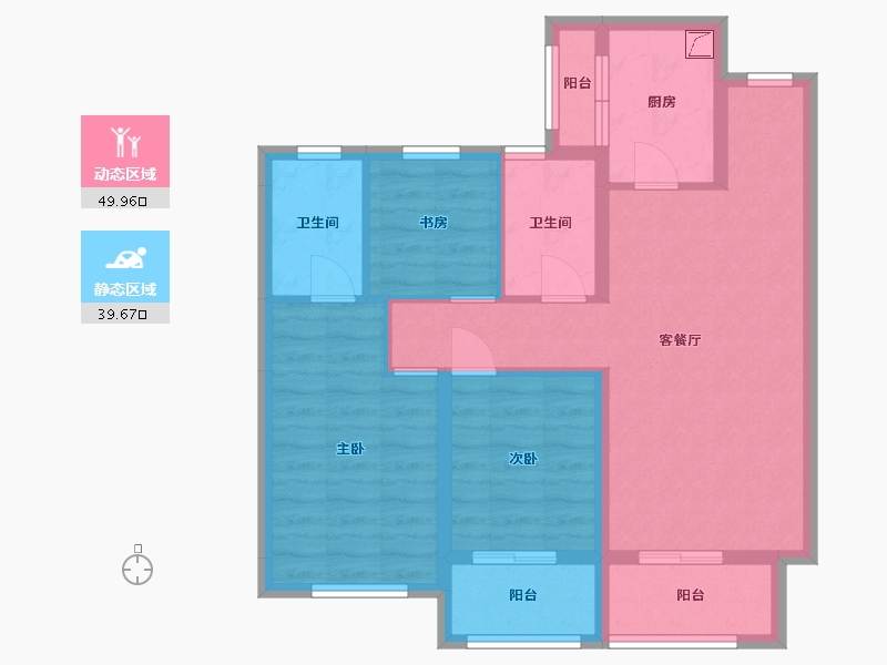 湖南省-岳阳市-江河颐�Z城-78.96-户型库-动静分区