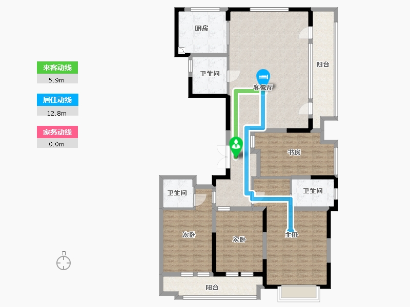 山东省-济南市-海尔产城创云世界-148.00-户型库-动静线