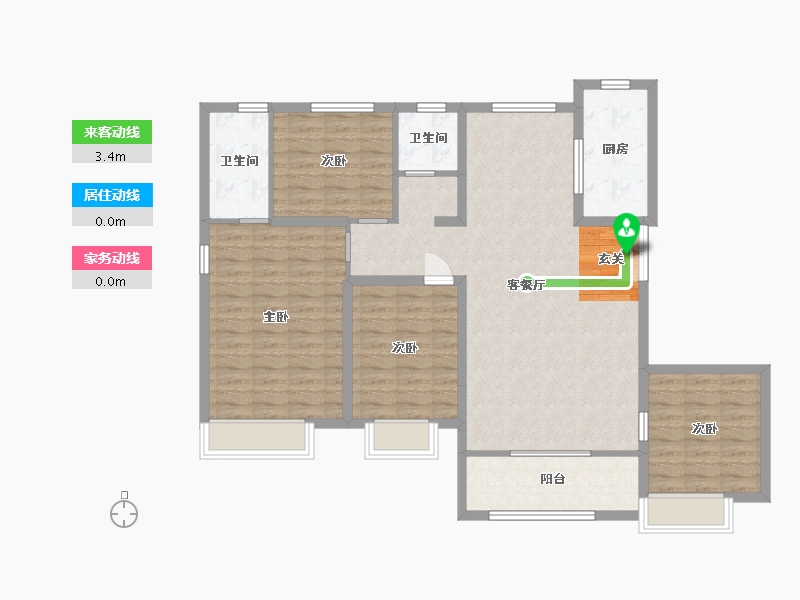 山东省-济南市-三盛璞悦湾-113.60-户型库-动静线