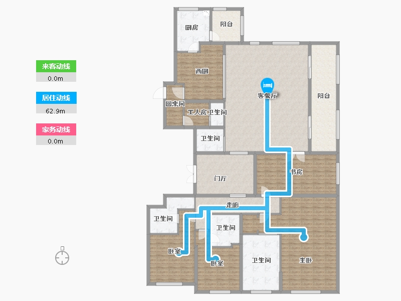 上海-上海市-融创外滩壹号院-262.50-户型库-动静线