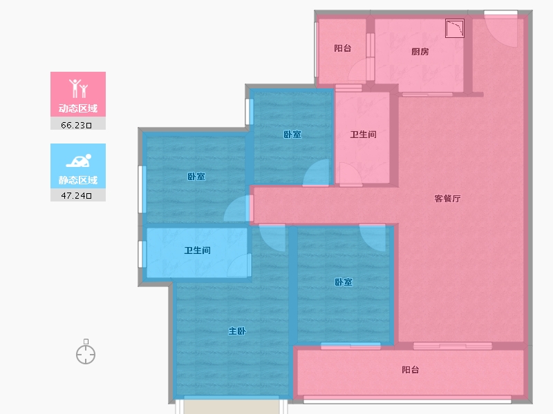 四川省-成都市-中海天府里-101.08-户型库-动静分区