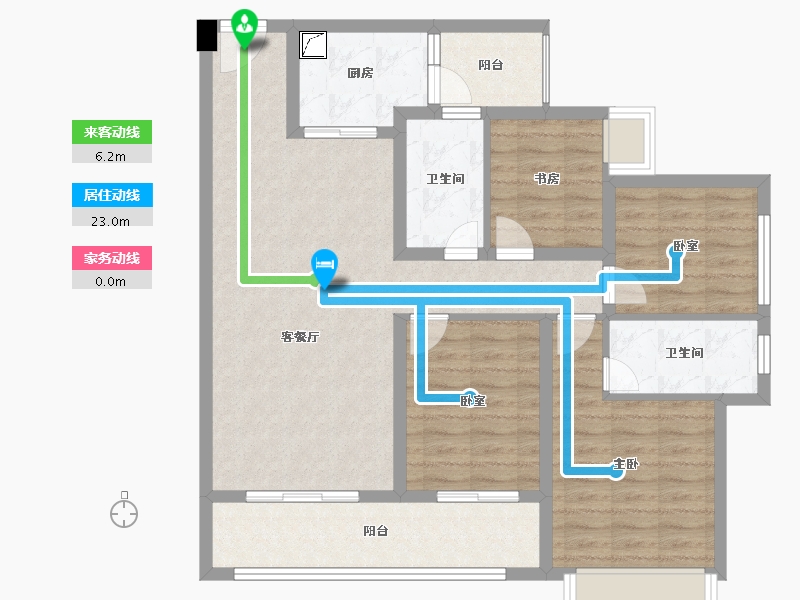 四川省-成都市-中海天府里-101.24-户型库-动静线