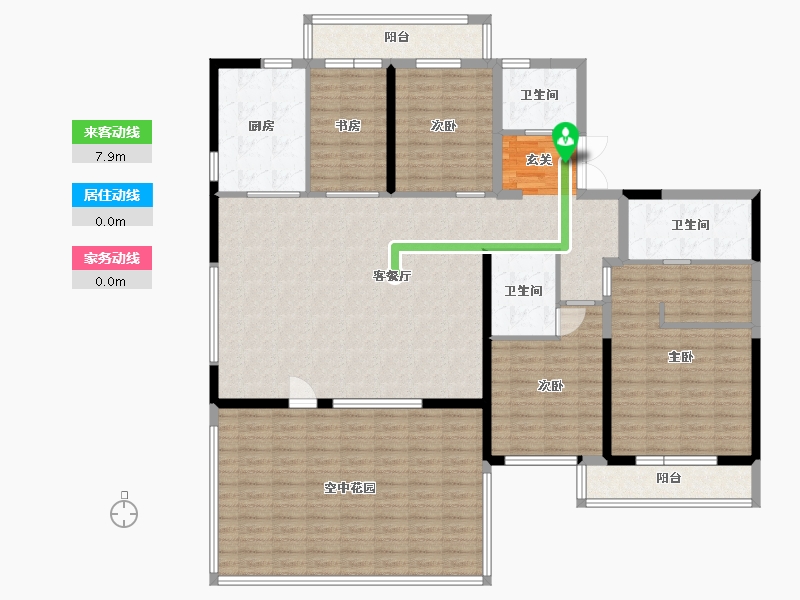 山东省-青岛市-信联天地-173.31-户型库-动静线