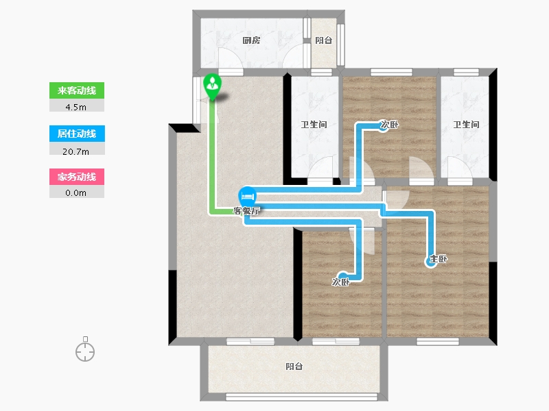 湖南省-长沙市-中煤和悦府-91.04-户型库-动静线