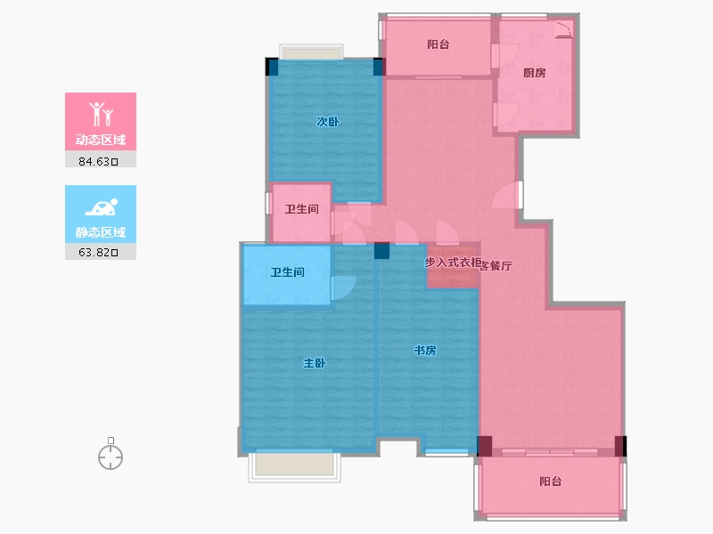 福建省-莆田市-联创国际广场-136.00-户型库-动静分区