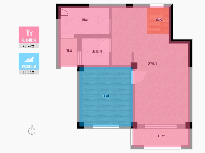 山东省-威海市-裕荣华府-48.00-户型库-动静分区