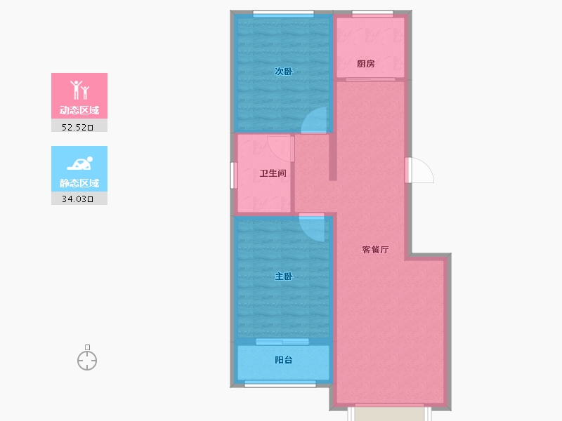 河北省-保定市-苏堤杭城・御境-77.60-户型库-动静分区