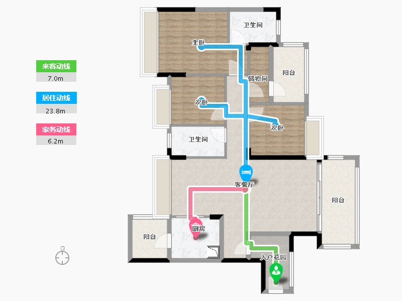 湖南省-衡阳市-星美新外滩-120.00-户型库-动静线