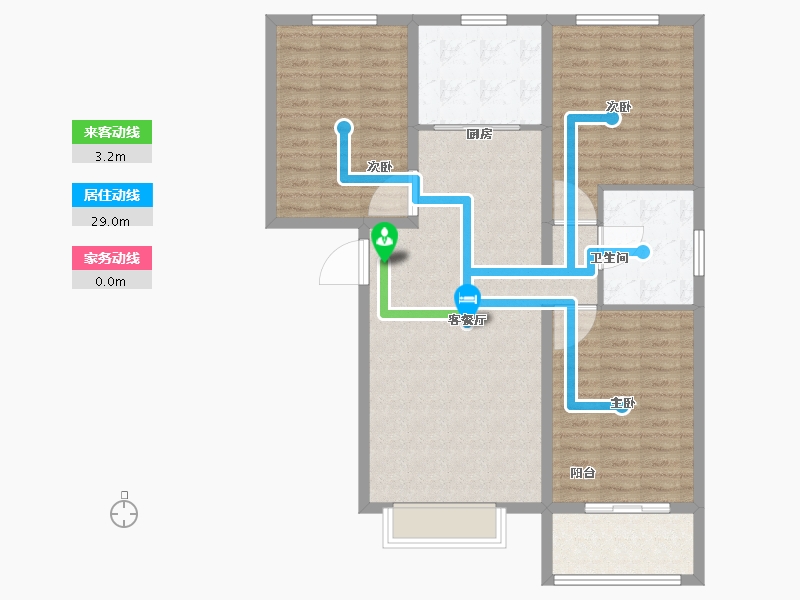 河北省-保定市-苏堤杭城・御境-103.21-户型库-动静线